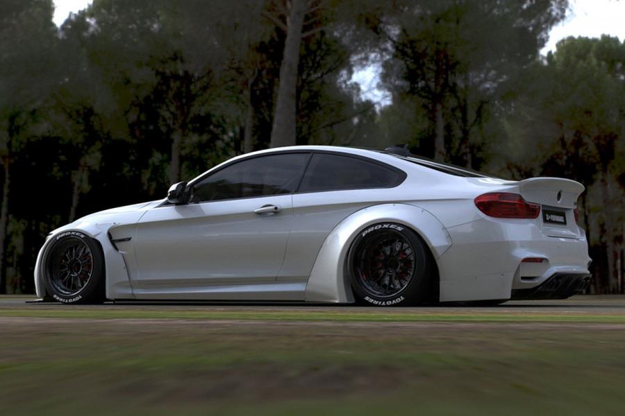  BMW M4 Coupe by Liberty Walk 2016 года  (фото 3 из 8)